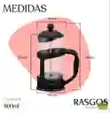 Cafetera Prensa Francesa Rasgos 800ml Negra
