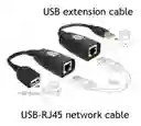 Extension Extender Usb 2.0 X Rj45 Cat 5/6 Hasta 45 Metros