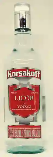 Vodka Korzakoff Ruso 750 Ml