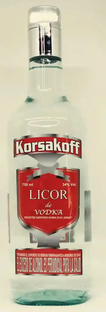 Vodka Korzakoff Ruso 750 Ml