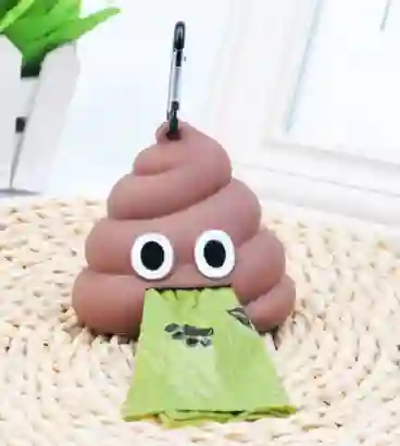 Dispensador De Bolsas Para Perro Emoji Poo