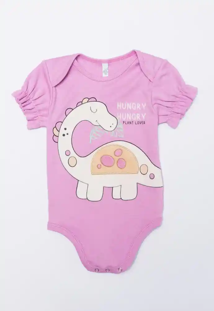 Body Manga Corta 9/12meses-lila