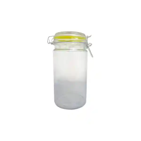 Frasco Redondo Hermetico Vidrio 1 Lt
