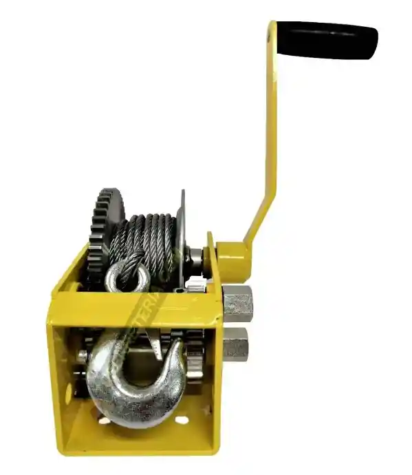 Winch Malacate Manual 2500 Lb Cable Tipo Pesado Uyustools