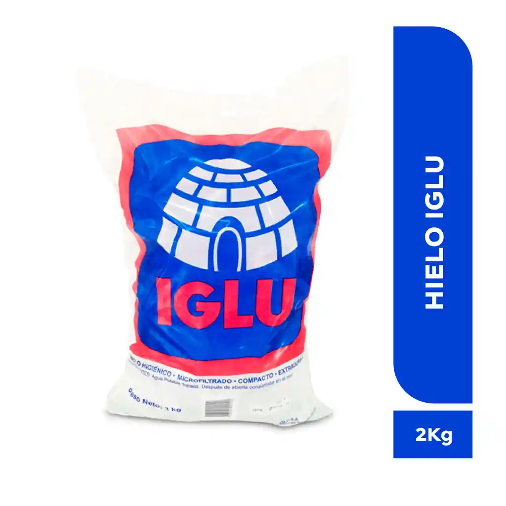 Hielo Iglu En Bolsa 2 Kg