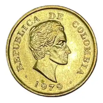 Moneda 25 Centavos Año 1979