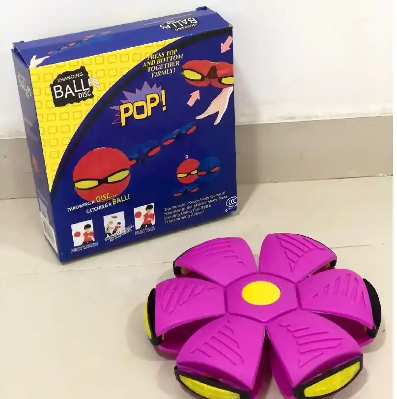 Pelota Voladora Flexible Con Luces Ball Disc