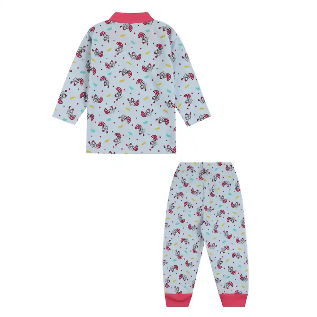 Pijama Bebé Estampado Niña Cereza Talla 6-12 Meses