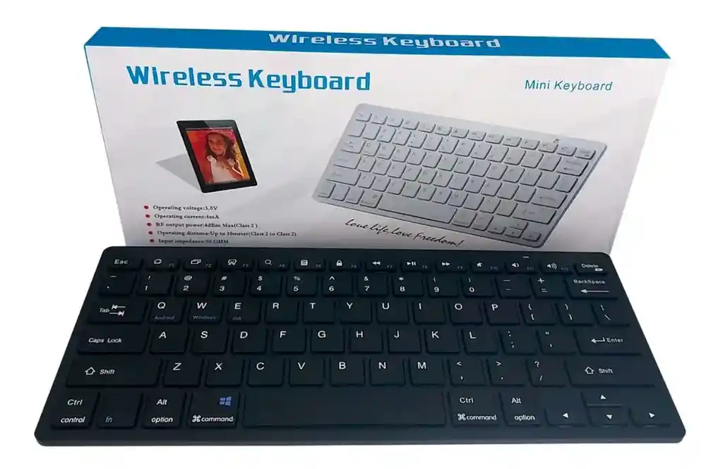 Teclado Bluetooth - Mini Keyboard Para Cel/tabl/comp Bk3001