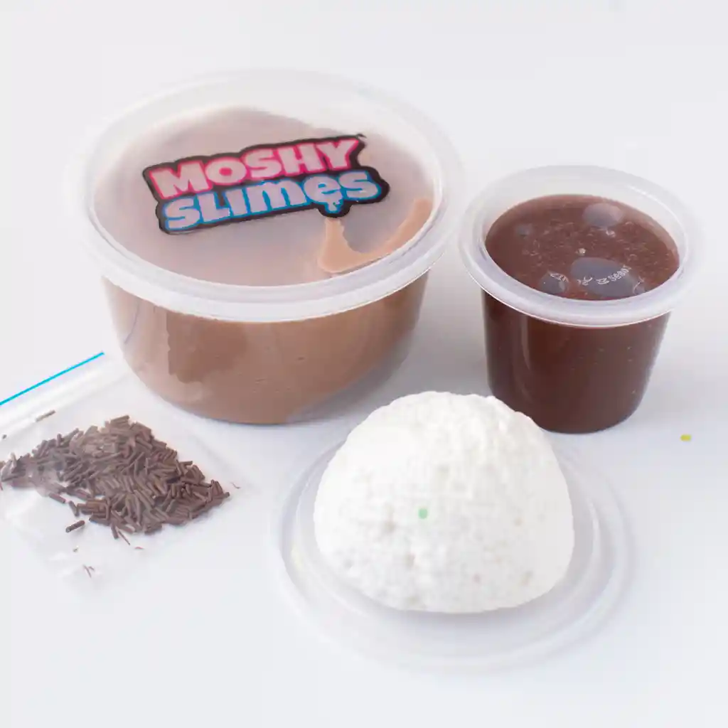 Slime Kit Choco Milkshake Vanilla Scoop - Moshy Slimes