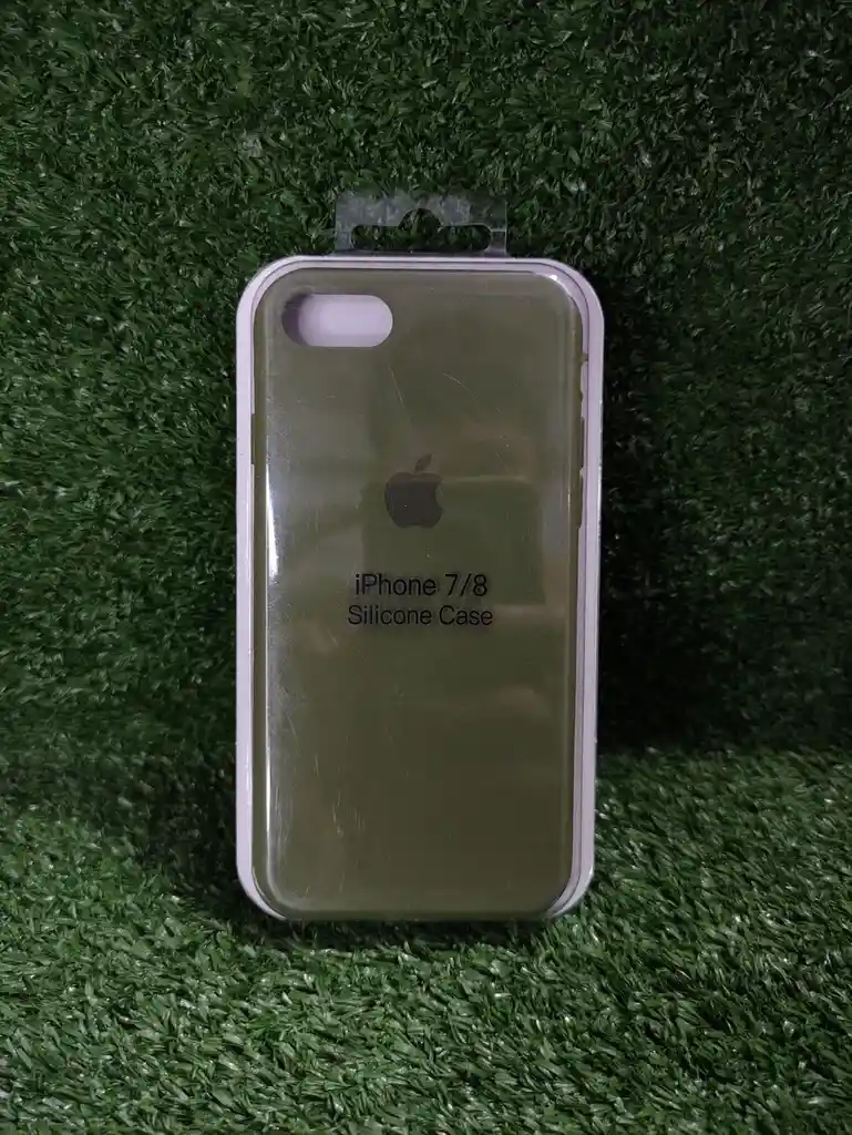 Iphone 7 | Forro Protector| Silicone Case | Verde Militar | Iphone | Carcasa | Funda | Anti Humedad