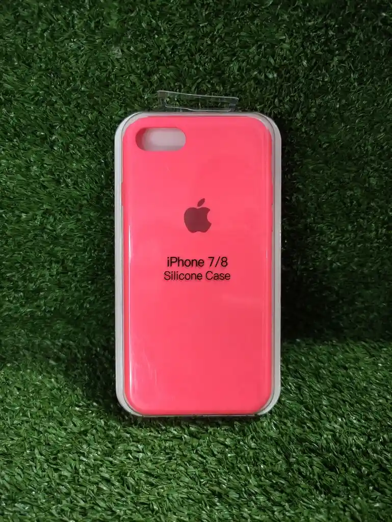 Iphone 8 | Forro Protector| Silicone Case | Naranja Neón | Iphone | Carcasa | Funda | Anti Humedad