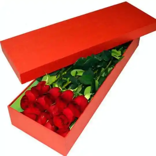 Caja Rosas Rojas