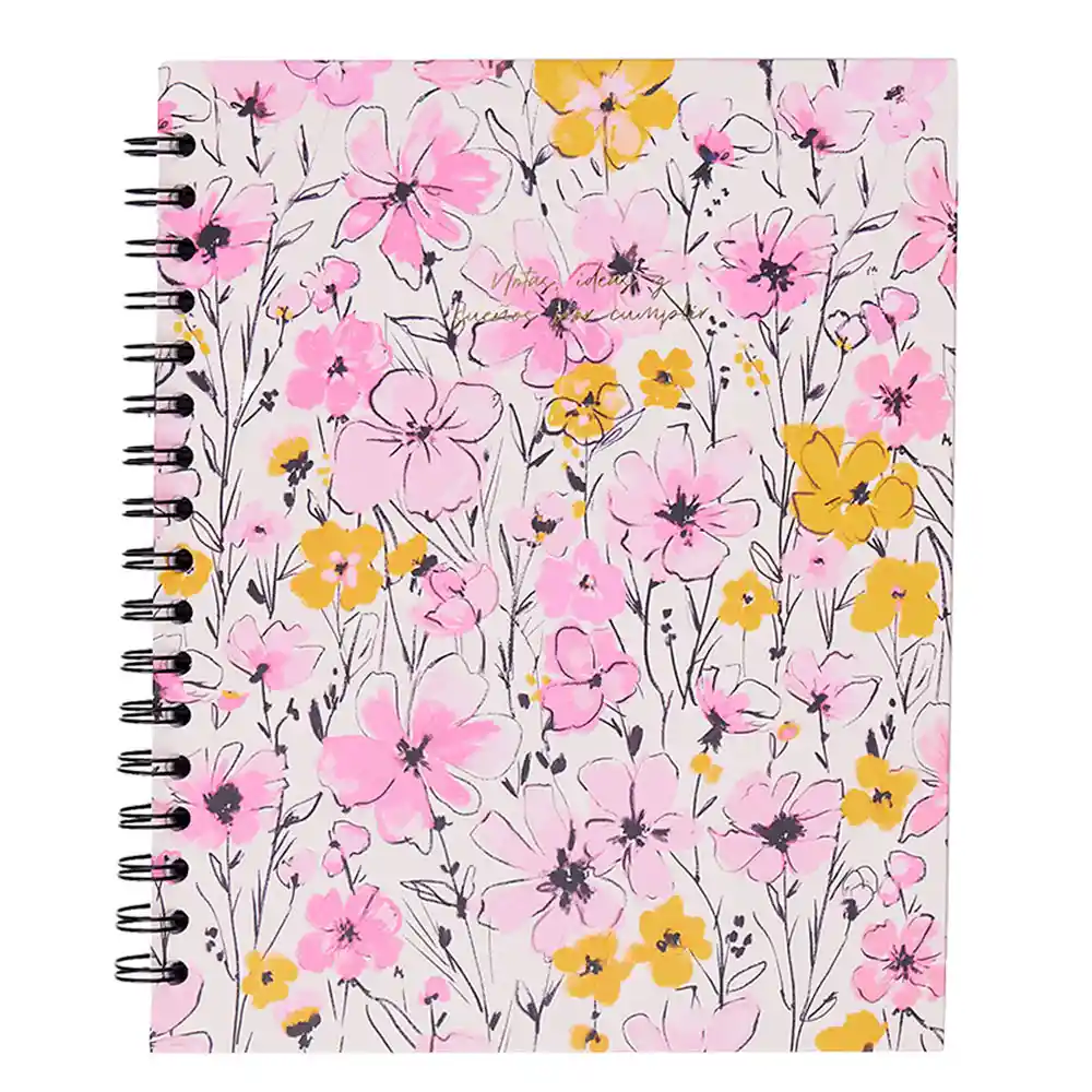 Cuaderno Hojas Rayadas -jardín