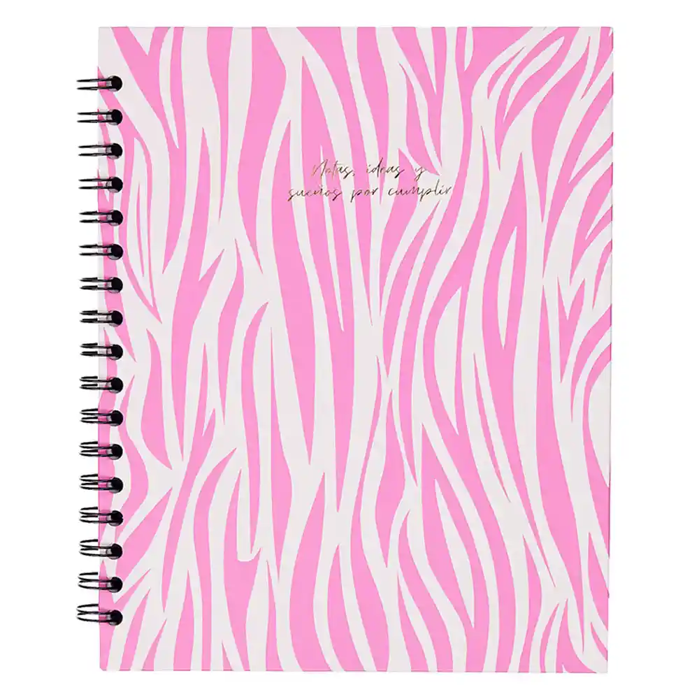 Cuaderno Hojas Rayadas - Rosé