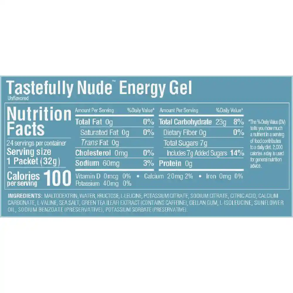 Gel Energético Gu Sabor Tastefully Nude