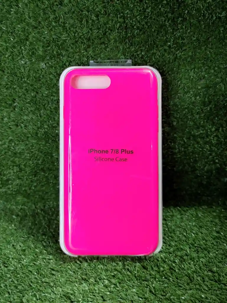 Iphone 7 Plus | Forro Protector| Silicone Case | Fucsia Neon | Iphone | Carcasa | Funda | Anti Humedad