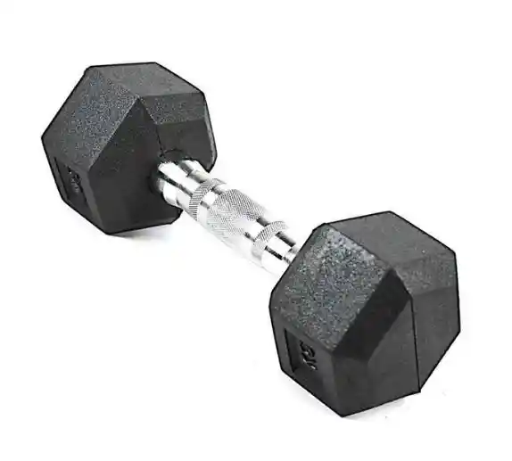 Mancuerna 2kg Hexagonal Encauchetadas Sportfitness De 2kg