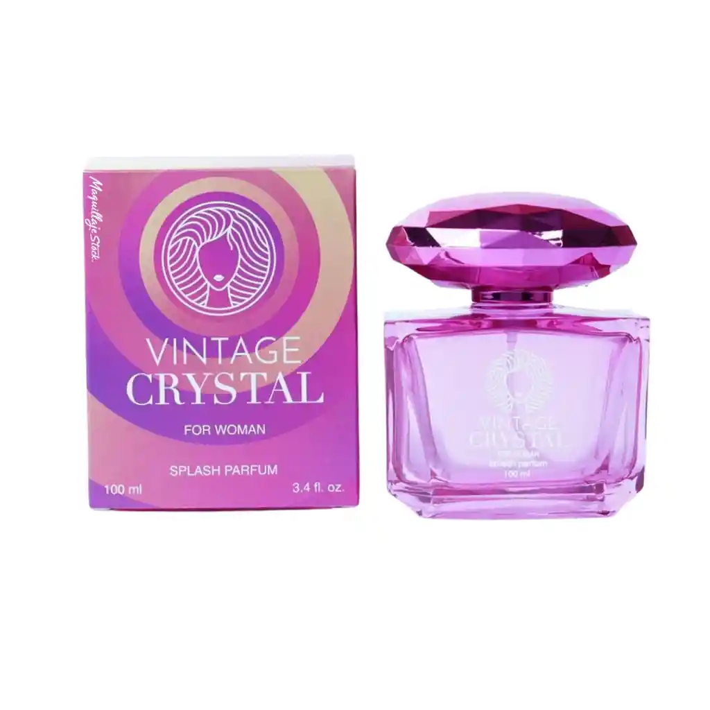  Perfume Vintage Crystal For Woman 100Ml  Loción 