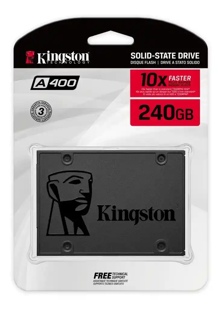 Disco Solido Kingston Original 240gb Ssd 10x Mac O Windows