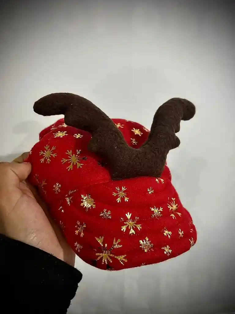 Navidad Gorra Navideña Reno Mascotas