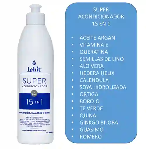 Lehit Super Acondicionador 15 En 1 (300ml)