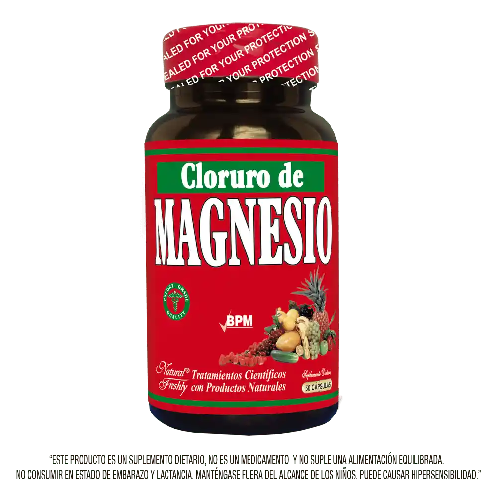 Natural Freshly Suplemento Dietario Cloruro de Magnesio