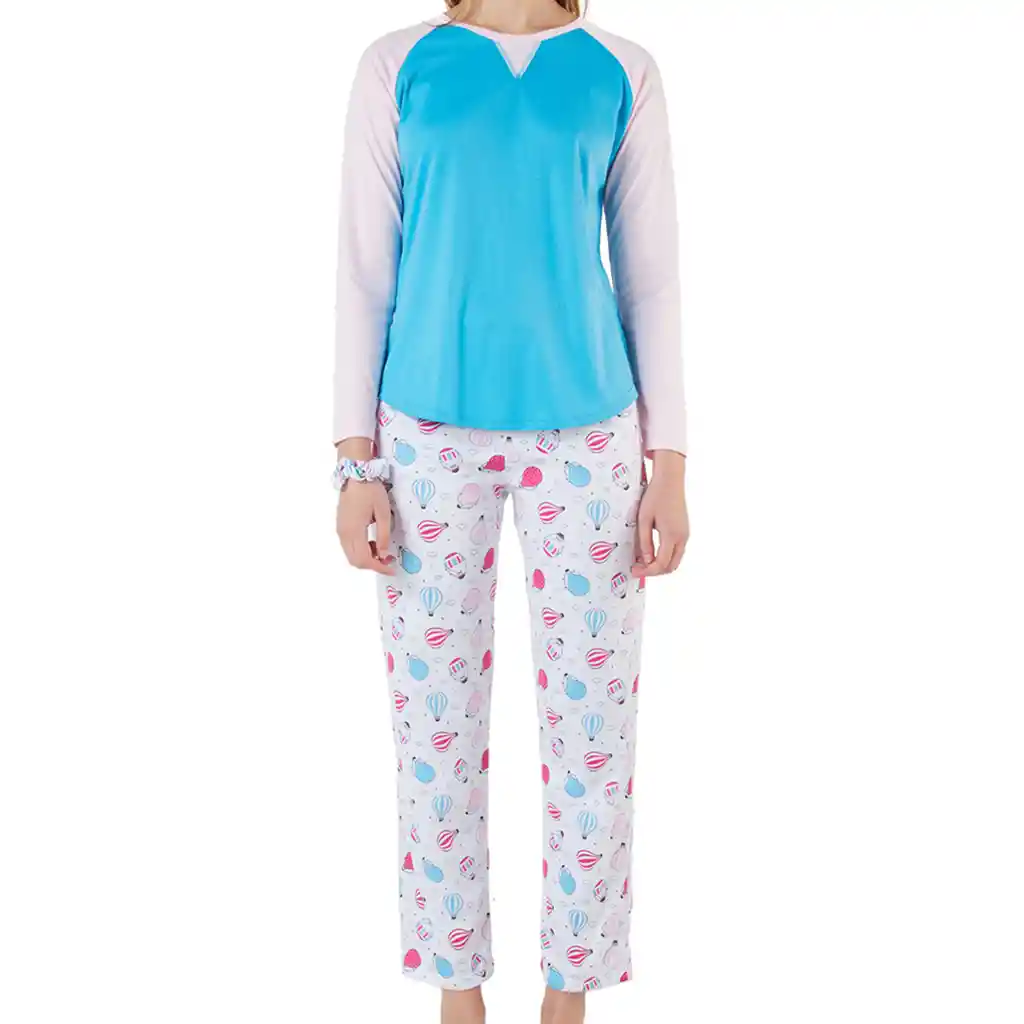 Pijama Mujer Scarlett Agua Marina Talla Xl