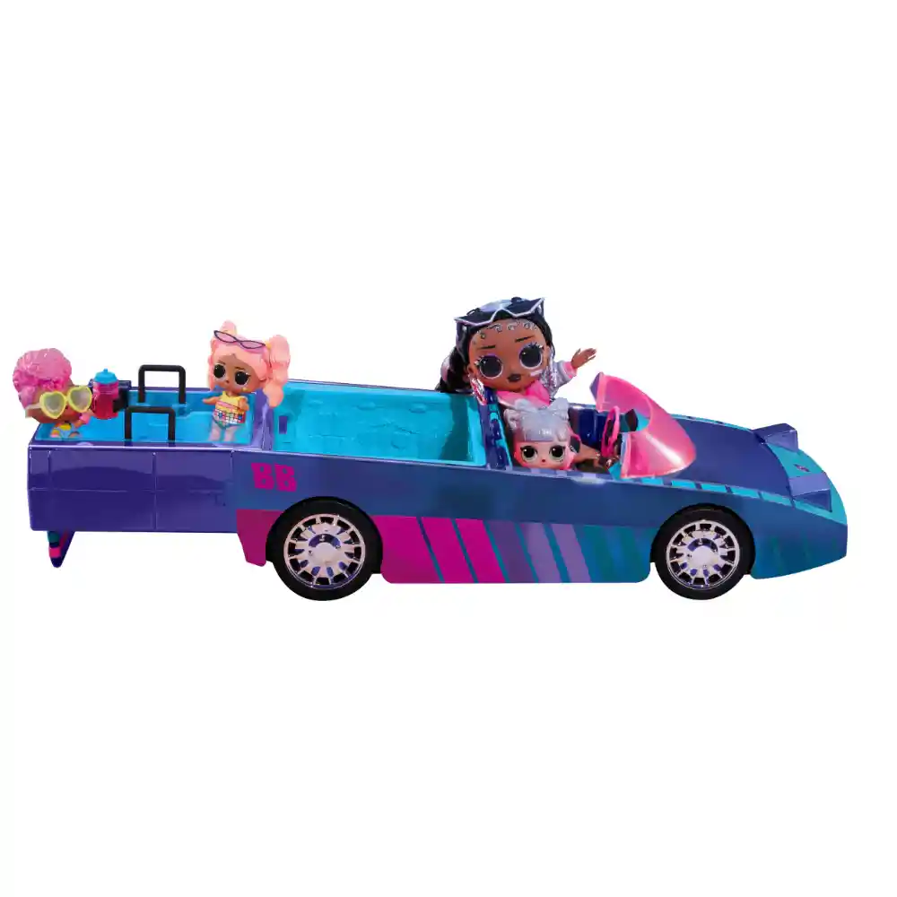 Muñeca Lol Original L.o.l Set Dance Machine Carro 3 En 1