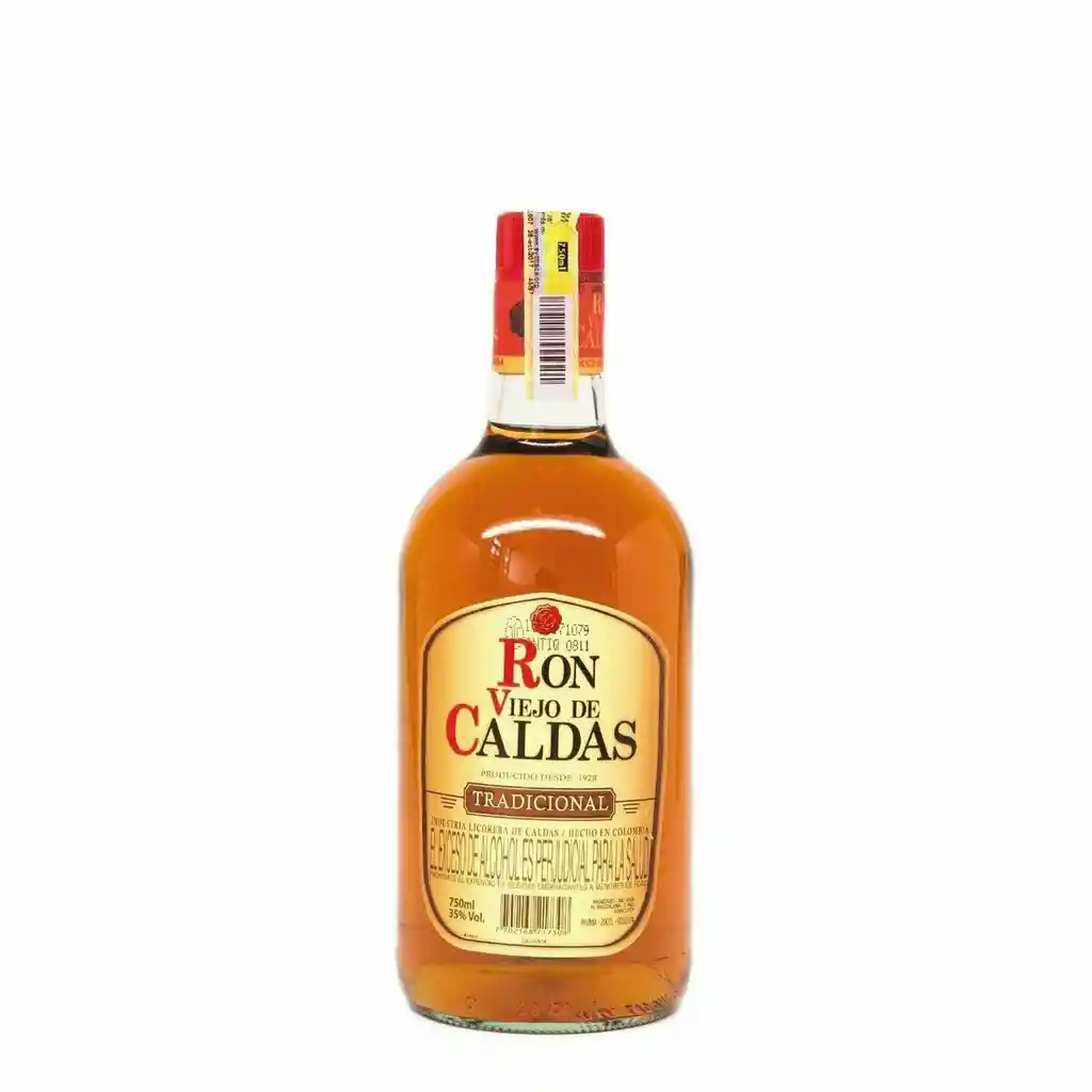  Botella De Ron Viejo De Caldas 