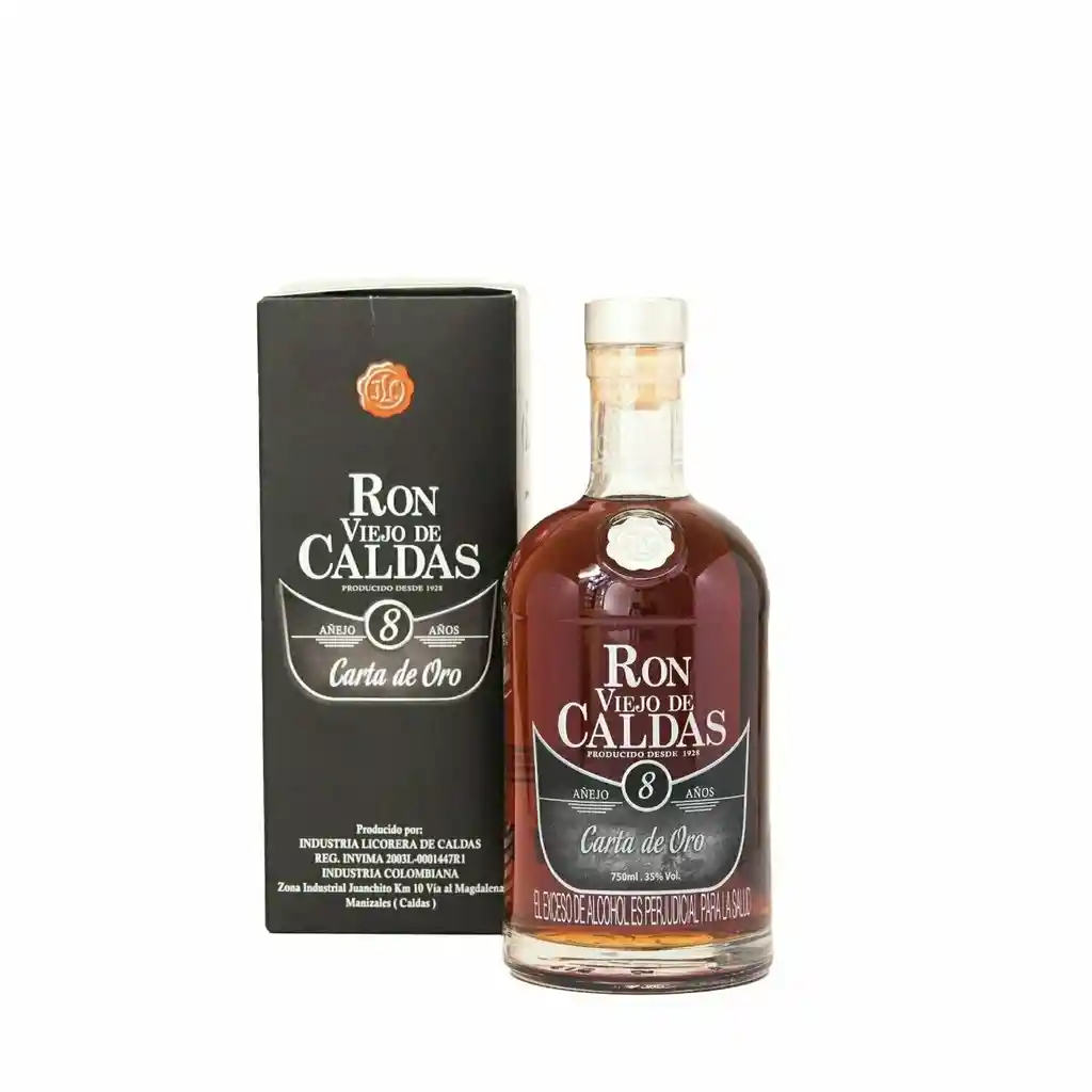  Ron Viejo De Caldas 8 Anos Botella 