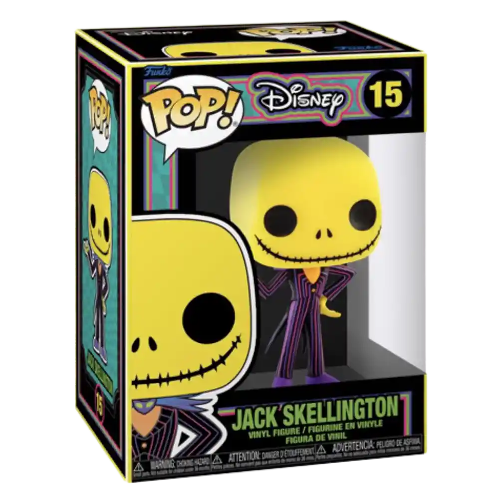 Jack Skellington Funko Pop Disney 15 Blacklight