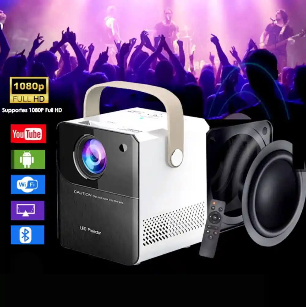 Mini Proyector Led Inteligente M800 Video Beam 1080p Android 9