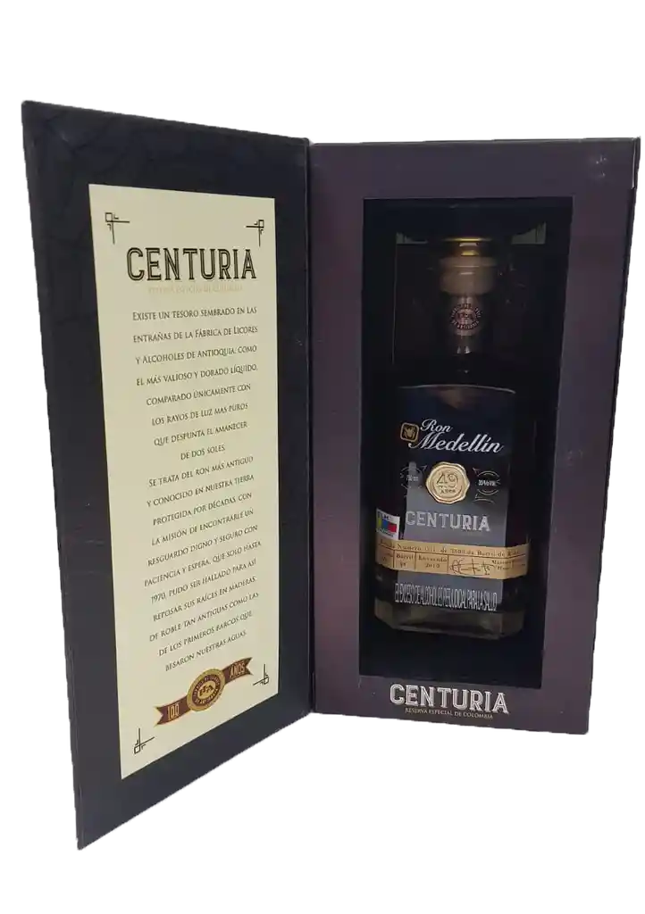 Medellin Ron Centuria 49 Años 750 Ml