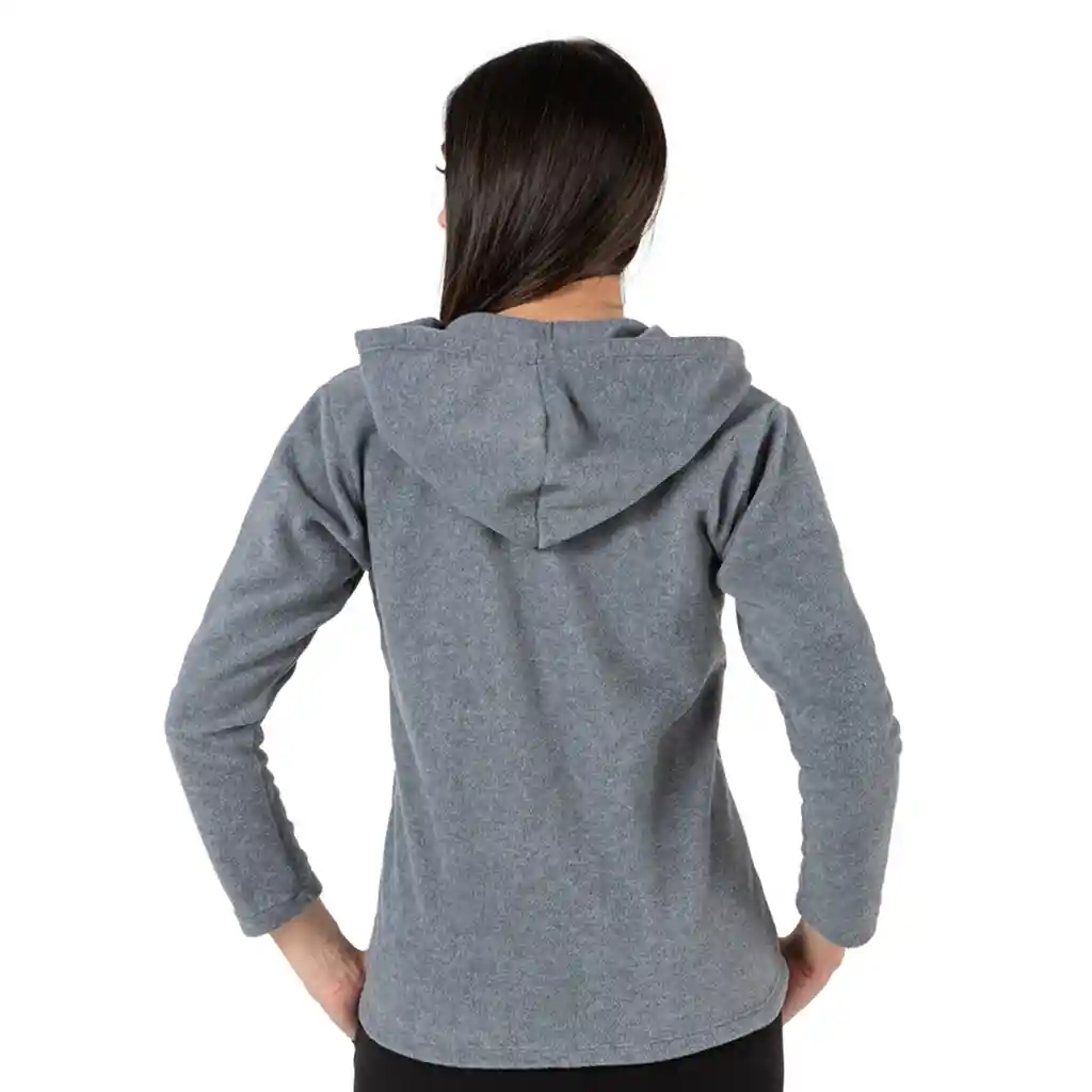 Hoodie Térmico Mujer Nevado Del Cocuy Talla Xxl Gris Medio
