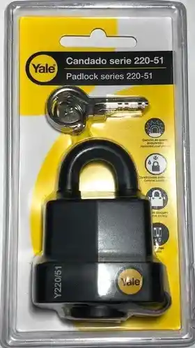 Candado Para Intemperie Alta Seguridad 51mm Yale