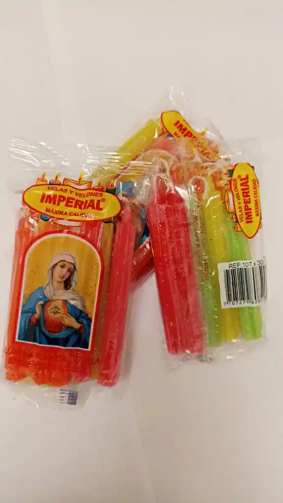Velas Alumbrado X10 Unidades