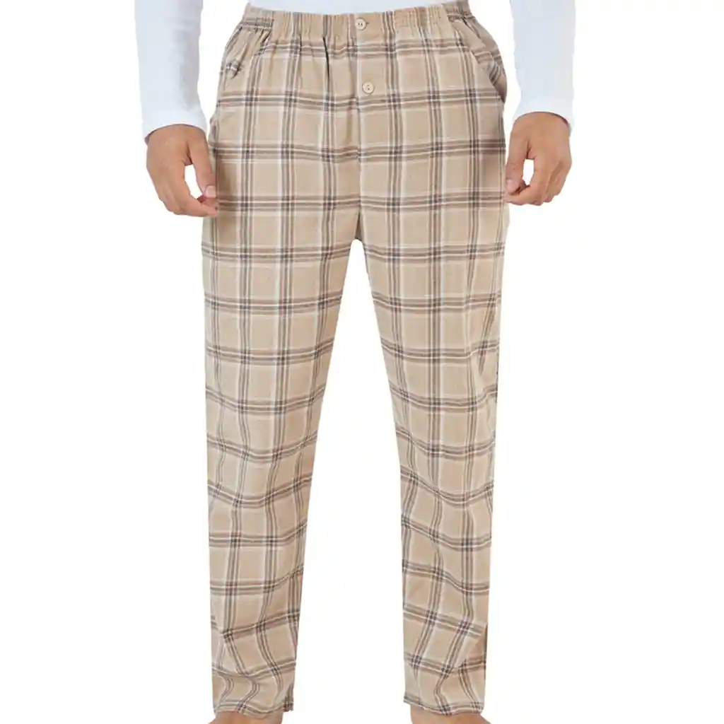 Pantalón Hombre Leñador Amarillo Beige Talla S