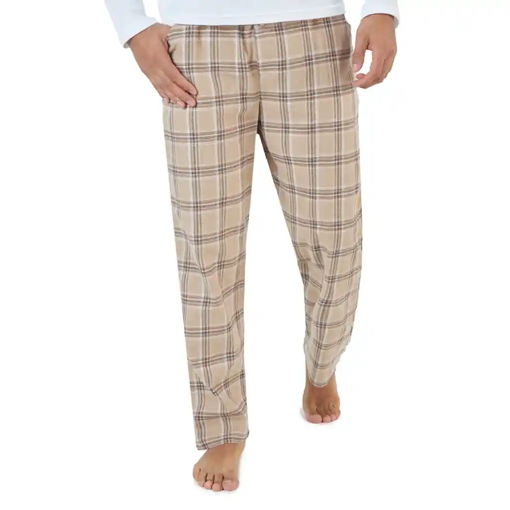 Pantalón Hombre Leñador Beige Talla L