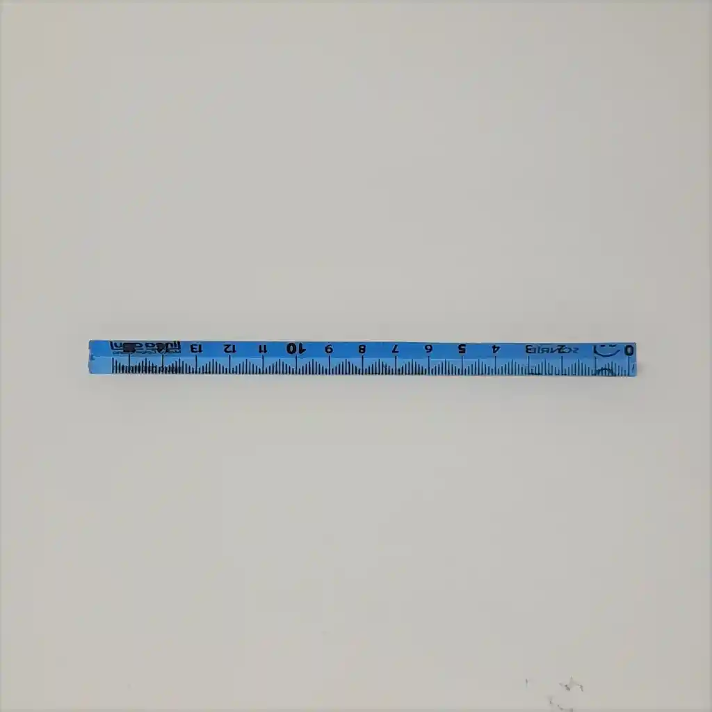 Regla 15cm Azul