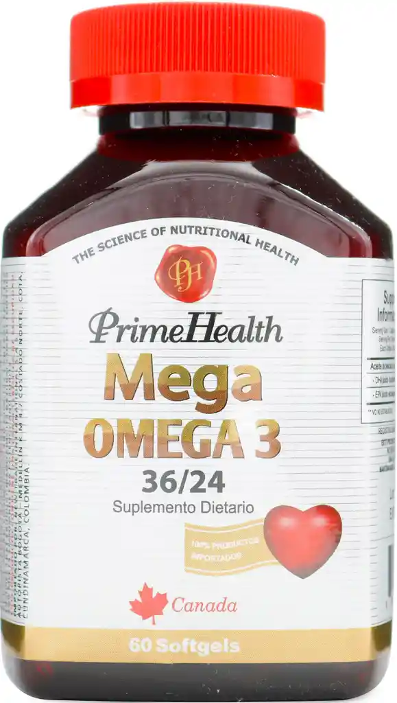 Omega 3 36/24 60 Capsulas Prime Health