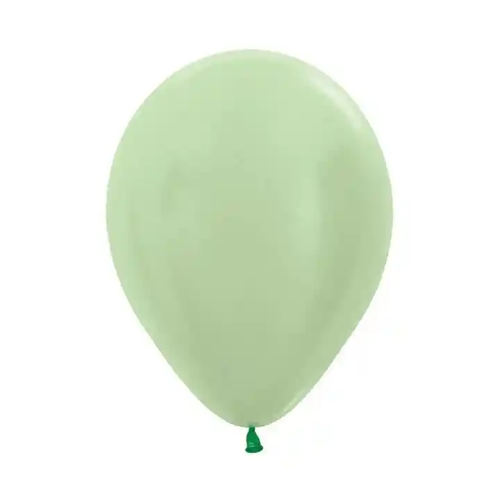 Globos R12 Satin Verde Paquete X 10. Sempertex