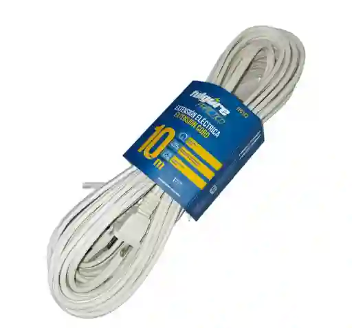 Extension Electrica X 10 Mts Blanca Fp0123 Fulgore