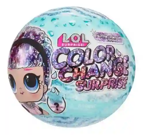 Muñeca Sorpresa Color Change Glitter Lol