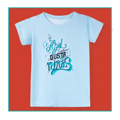 Camiseta Azul Niño/niña