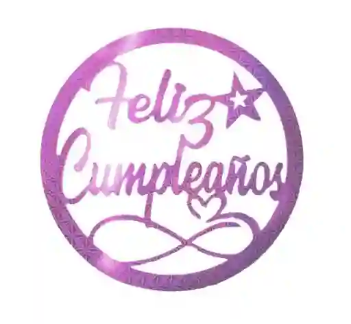 Topper Feliz Cumpleaños