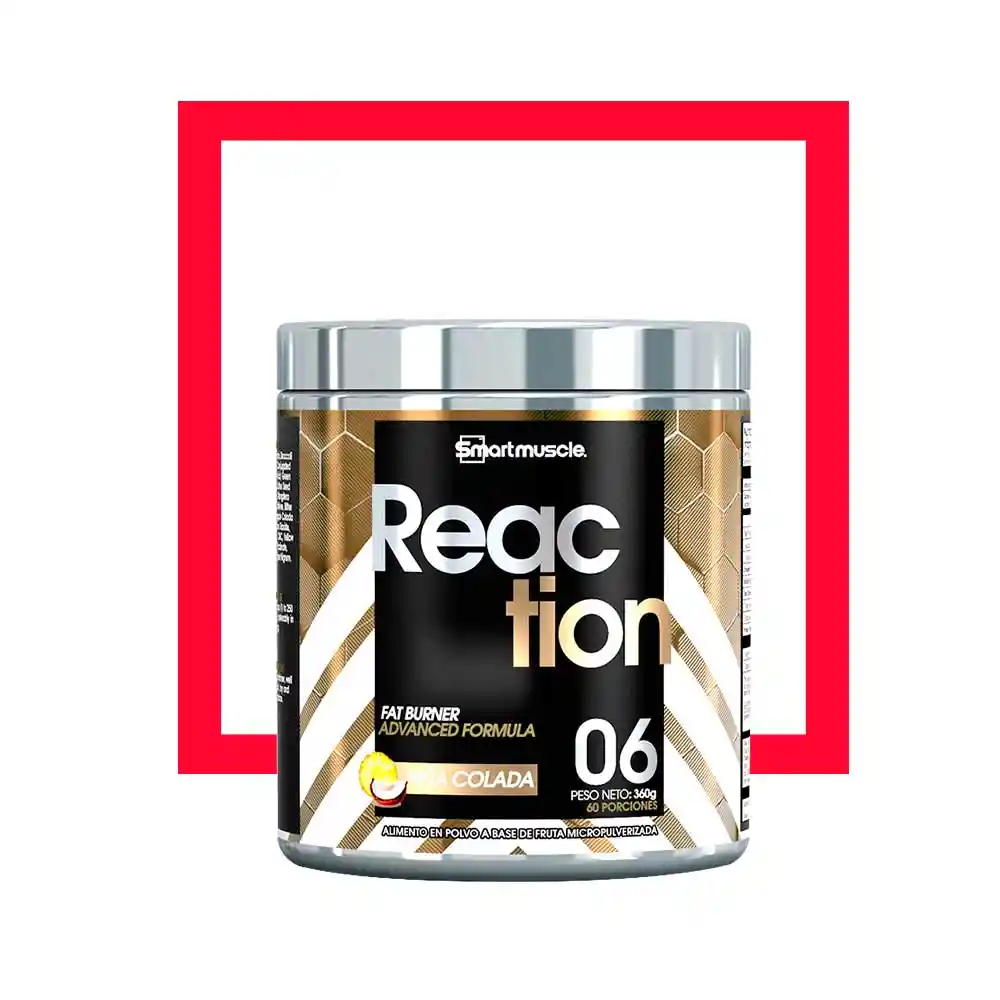 Reaction Quemador De Grasa 360gr Smartmuscle