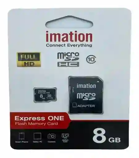 Memoria Micro Sd Imation 8gb Clase 10 Profesional