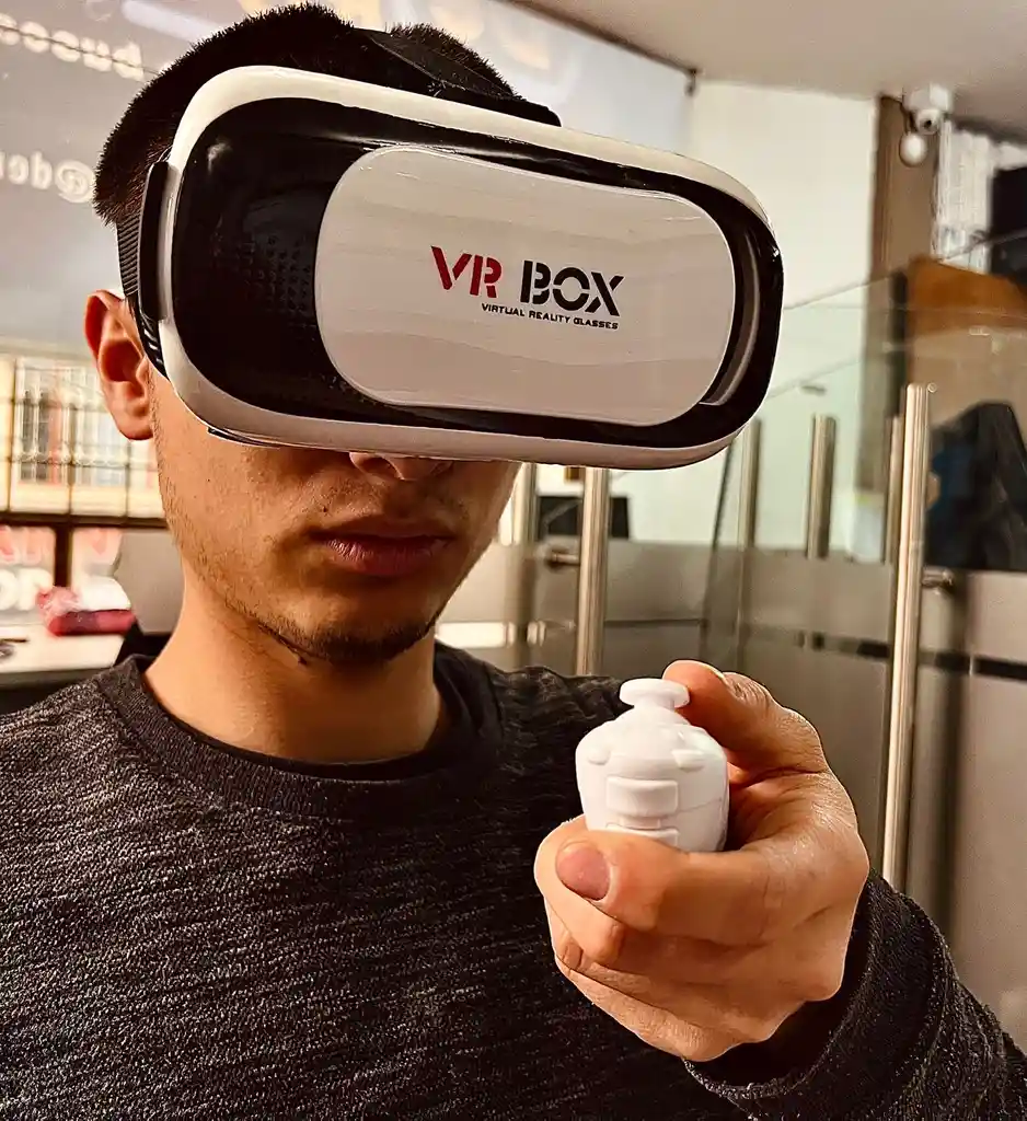 Navidad Gafas Realidad Virtual 3d Vr Box Telefonos Intelig + Control