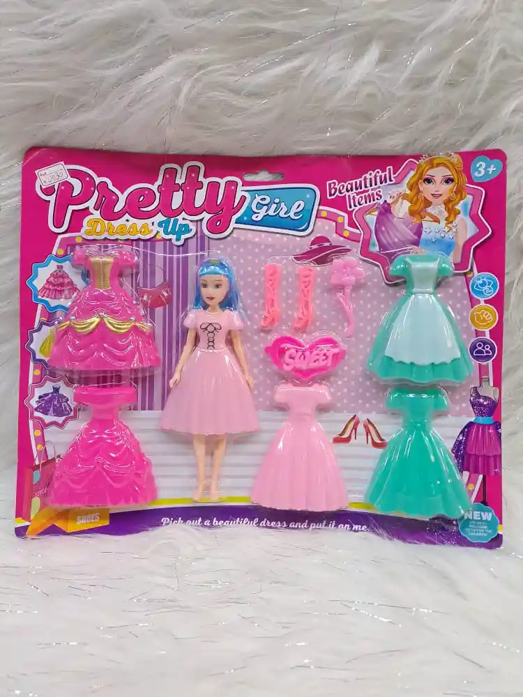 Kit De Vestidos Barbie- Navidad